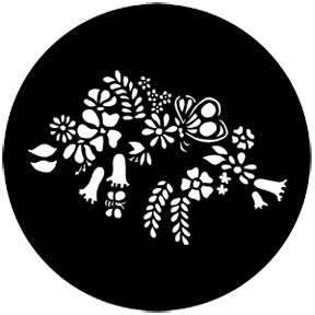 77214 Floral 5 -  Rosco Stainless Steel Gobo
