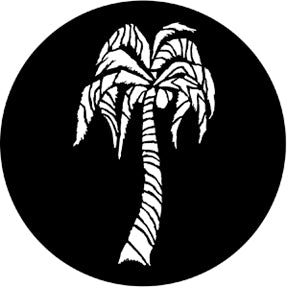 77222 Tropical Palm  Rosco Stainless Steel Gobo