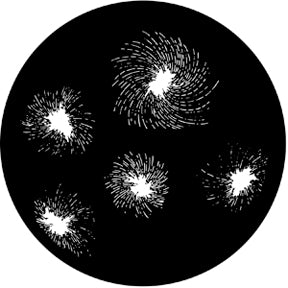 77225 Solar Wheel - Rosco Standard Steel Gobo