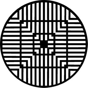 77390 Geometrics 10  Rosco Stainless Steel Gobo