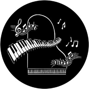 77435 Pianoforte  Rosco Stainless Steel Gobo