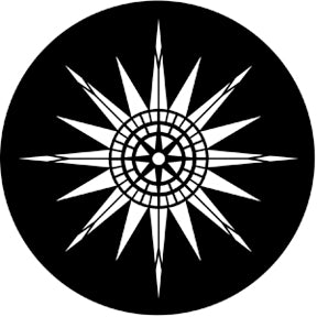 77439 Compass Rose  Rosco Stainless Steel Gobo