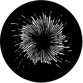 77525 Solar Burst  Rosco Stainless Steel Gobo
