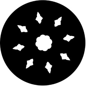 77539 Rose (b)  Rosco Stainless Steel Gobo