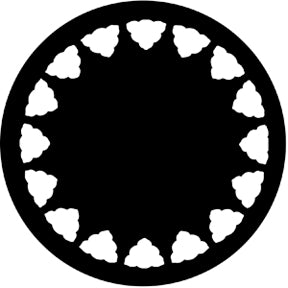 77540 Rose (c)  Rosco Stainless Steel Gobo