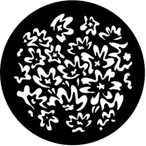 77547 Floral 7  Rosco Stainless Steel Gobo