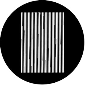77620 Moire Lines  Rosco Stainless Steel Gobo