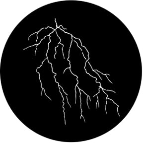 77629 Lightning 4  Rosco Stainless Steel Gobo