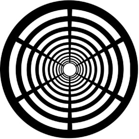 77648 Geometrics 13 - Rosco Standard Steel Gobo