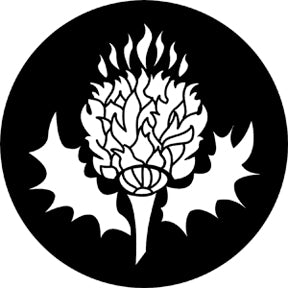 77676 Thistle  Rosco Stainless Steel Gobo