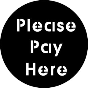 77691 Please Pay Here  Rosco Stainless Steel Gobo