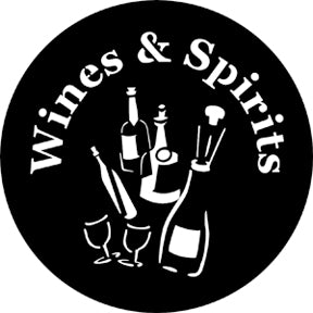 77693 Wines And Spirits  Rosco Stainless Steel Gobo