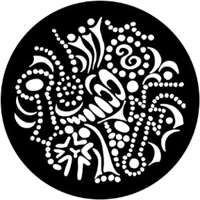 77791 Runyon Squiggles - Rosco Stainless Steel Gobo