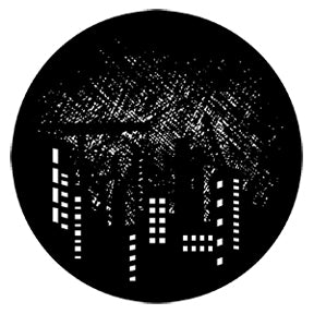 77826 Meshed Cranes - Rosco Black & White Glass Gobo