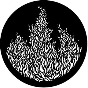 77859 Flames 3  Rosco Stainless Steel Gobo