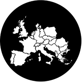 77876 Europe  Rosco Stainless Steel Gobo
