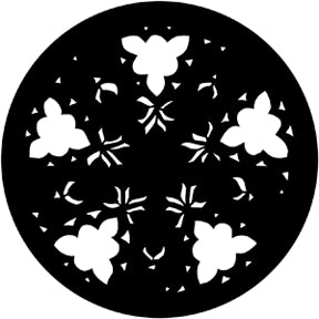 77885 Gothic Rose (blue)  Rosco Stainless Steel Gobo
