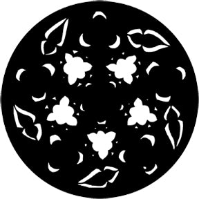 77887 Gothic Rose (yellow)  Rosco Stainless Steel Gobo