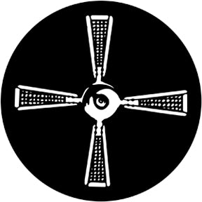 77924 Fan  Rosco Stainless Steel Gobo