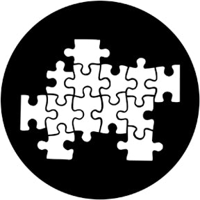 77935 Jigsaw  Rosco Stainless Steel Gobo