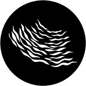 77988 Les Mis Quadrant Whirlpool - Rosco Standard Steel Gobo