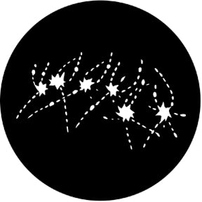78002 Fireworks 4b  Rosco Stainless Steel Gobo