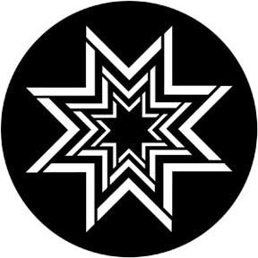 78004 Concentric Stars  Rosco Stainless Steel Gobo