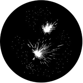 78012 Fireworks 5b  Rosco Stainless Steel Gobo