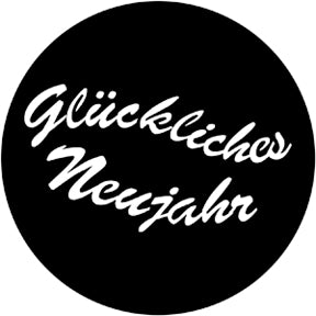 78016 GlŸckliches Neujahr - Rosco Standard Steel Gobo