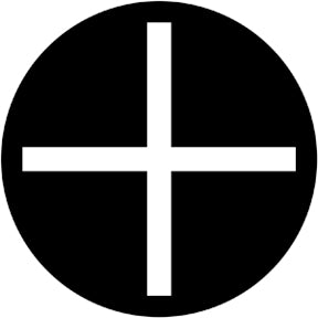 78064 Slotted Cross - Rosco Standard Steel Gobo