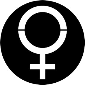 78076 Woman  Rosco Stainless Steel Gobo