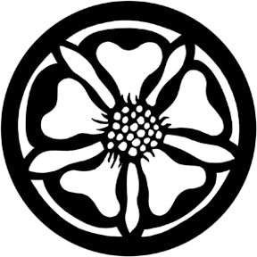 78083 Tudor Rose  Rosco Stainless Steel Gobo