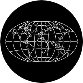 78088 World Map - Rosco Standard Steel Gobo