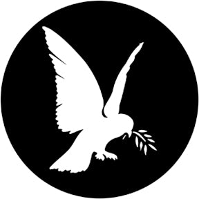 78089 Dove Of Peace - Rosco Standard Steel Gobo