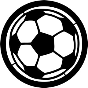 78116 Football  Rosco Stainless Steel Gobo
