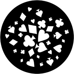 78128 House Of Cards  Rosco Stainless Steel Gobo