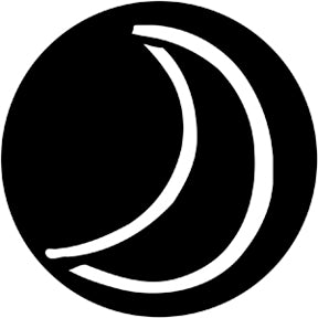 78168 Childs Moon - Rosco Standard Steel Gobo