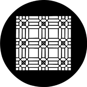 78202 Decorative Lattice - Rosco Standard Steel Gobo