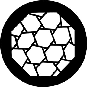 78209 Hexagons - Rosco Standard Steel Gobo
