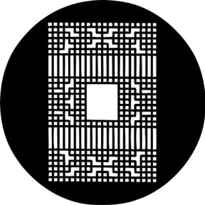 78212 Decorative Grill 2 - Rosco Standard Steel Gobo