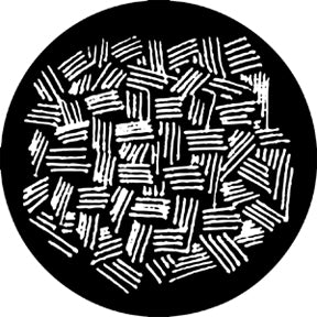 78232 Chicken Scratch - Rosco Standard Steel Gobo