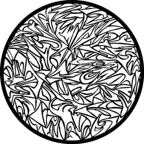 78234 Shattered Glass - Rosco Standard Steel Gobo