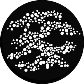 78243 Foam Dots 2 - Rosco Standard Steel Gobo