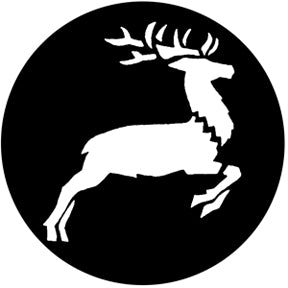 78383 Flying Reindeer - Rosco Standard Steel Gobo