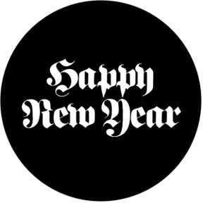 78390 Happy New Year 2 - Rosco Standard Steel Gobo