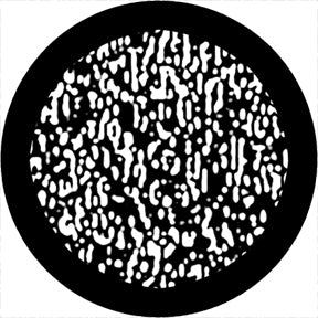 78446 Frozen Rain - Rosco Standard Steel Gobo