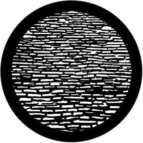 78452 Slate Roof - Rosco Standard Steel Gobo