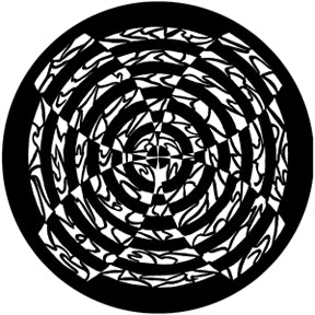 78473 Hypnotic Fan - Rosco Standard Steel Gobo