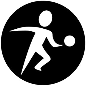 78500 Volleyball 1 - Rosco Standard Steel Gobo