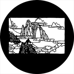 78541 Cloud Mountain  Rosco Stainless Steel Gobo